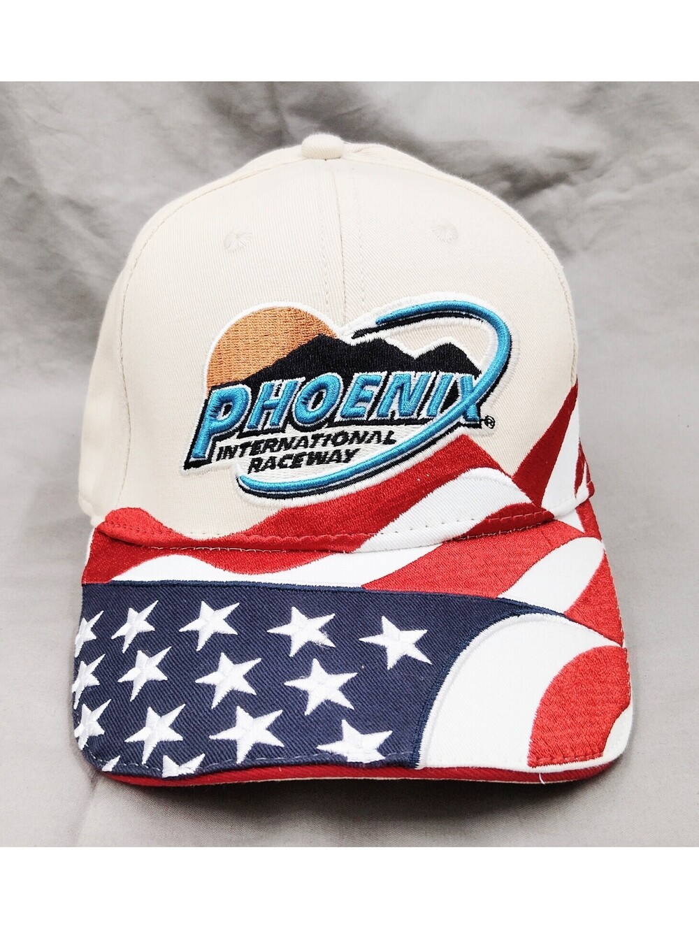 Phoenix International Raceway NASCAR ISC USA Patriotic Flag Hat Cap Phoenix AZ